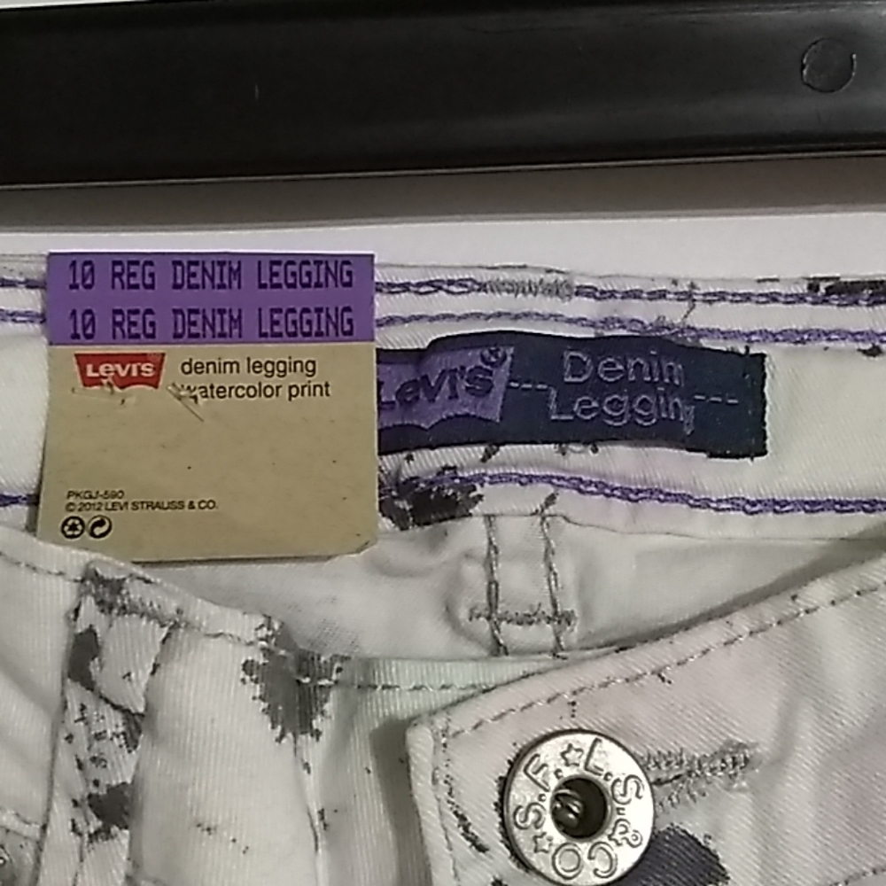 Levi's Denim Stretch Legging Size 10R NWT - Picture 4 of 7